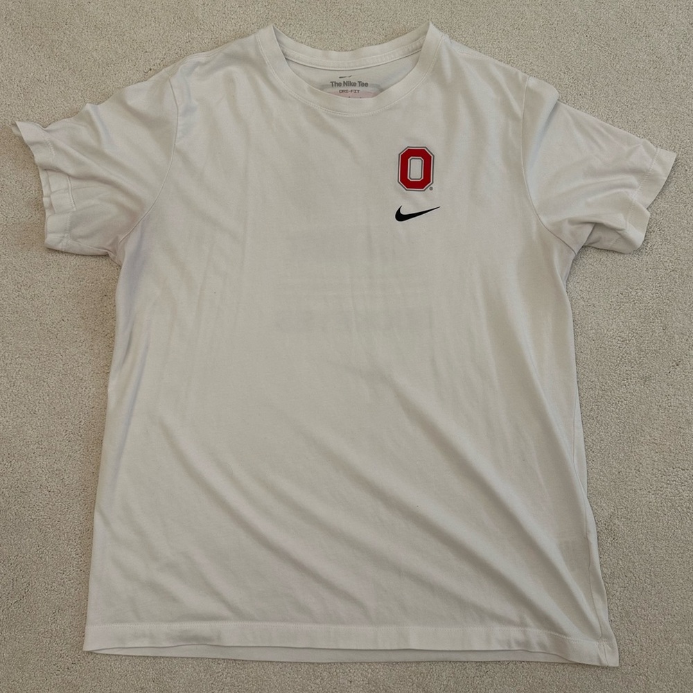 Nike White Ohio State Men's Shirt